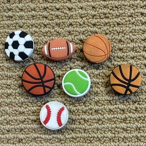 Sports Themed Croc Jibbitz Lot